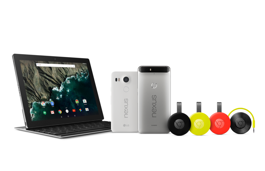 All products announced at the event. Source: Google.com